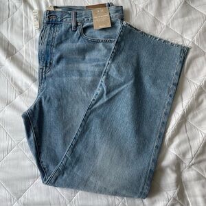 NWT Madewell Light Blue 90s Straight Distressed Jeans